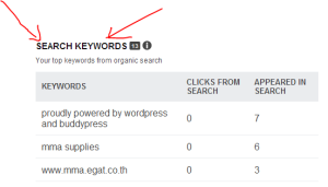 Bing Webmaster Tools Keyword data